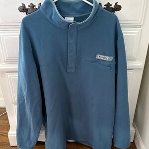 Columbia Men's Blue Fleece Pullover